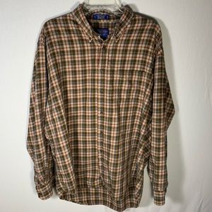Pendleton Canterbury Cloth Plaid Shirt Size XL